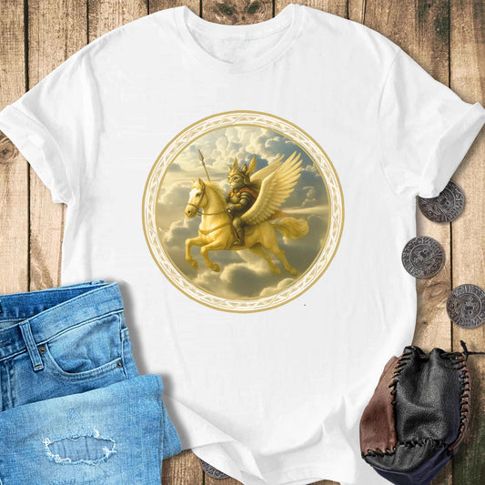 T-Shirt Ride of the Pawlkyrie - Viking Cat T-shirt Unisex Sizes S-2XL Funny Shirt Gift