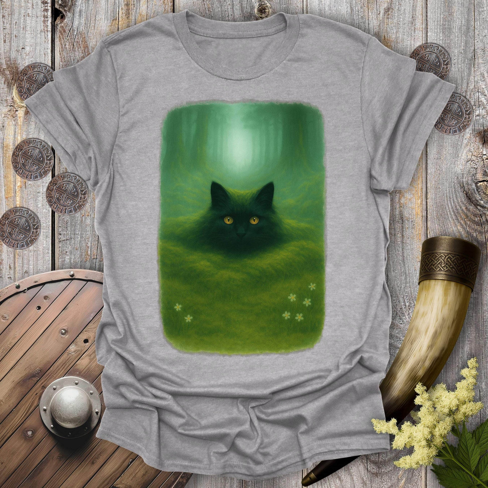 T-Shirt Sport Grey / S The Forest Spirit’s Cat T-shirt