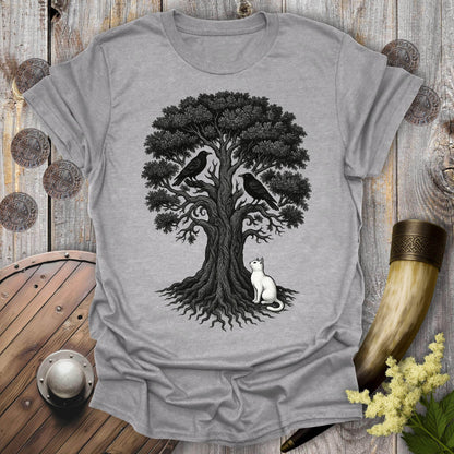 T-Shirt Sport Grey / S Yggdrasil & the Ravens Viking T-Shirt