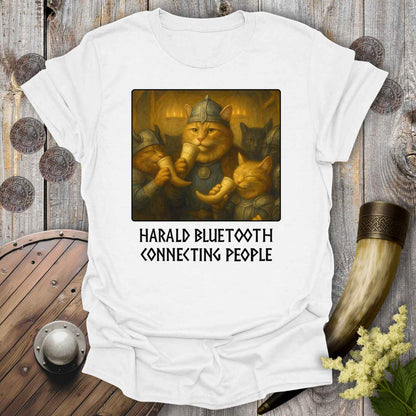 Harald Bluetooth Viking Cat T-Shirt